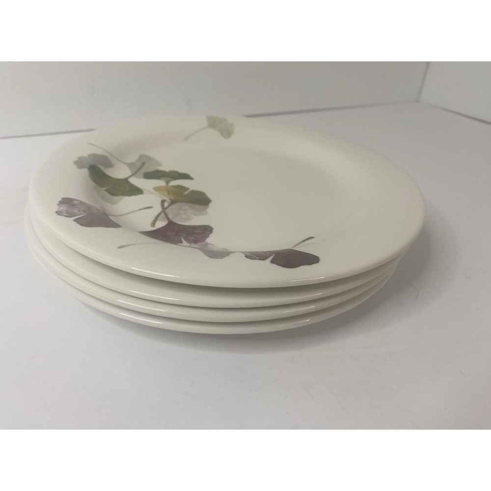 Portmeirion Gingko Purple 9" Salad Plates Set Of 4‎ #3